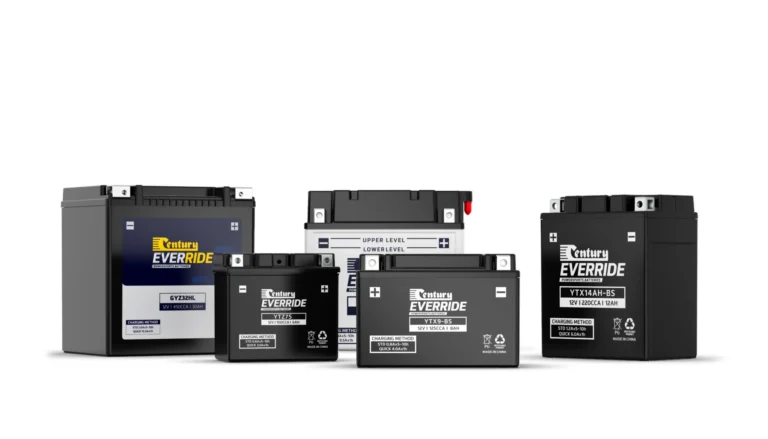 3D render of Century batteries, front, by Arc Studio