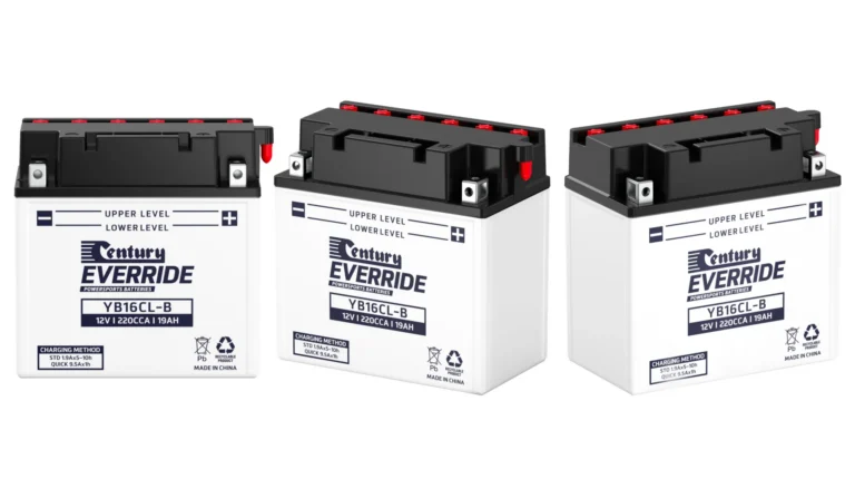 Staged 3D render of Century batteries by Arc Studio