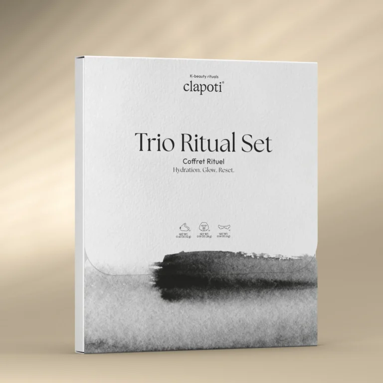 Photorealistic 3D hero render of the Clapoti product by Arc Studio