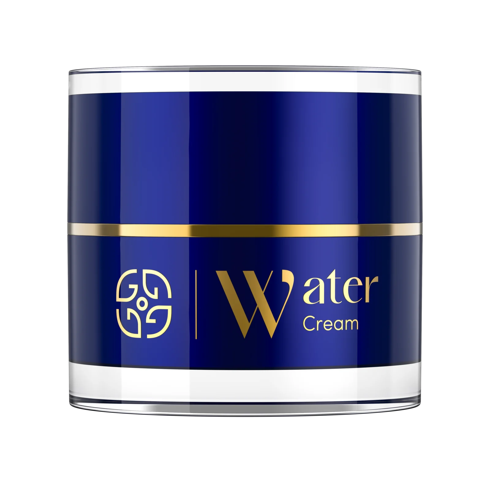 Photorealistic 3D render of a cosmetic glass jar - beauty packaging visualization by Arc Studio