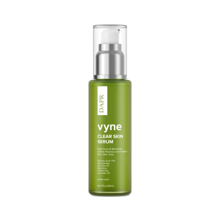 3D render of Dapr skincare product, angled, by Arc Studio