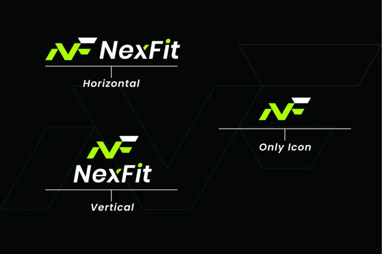 Nexfit Gym brand style guide page 7 by Arc Studio