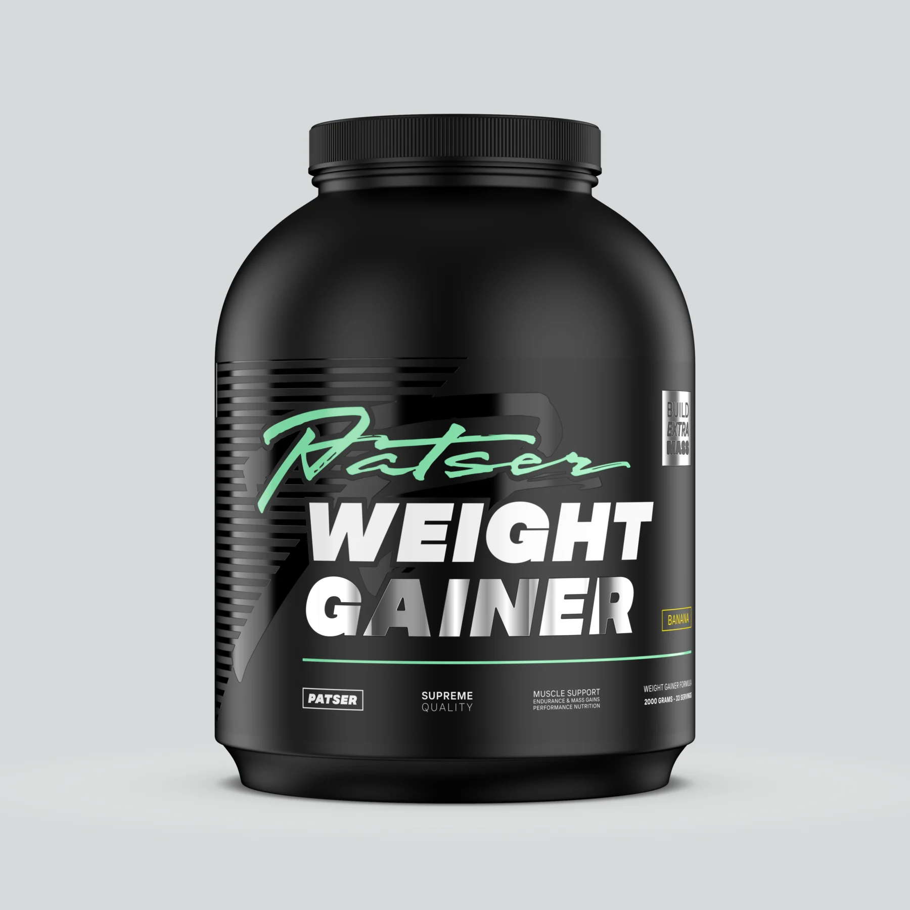 Photorealistic 3D hero render of Paster Life supplement products by Arc Studio