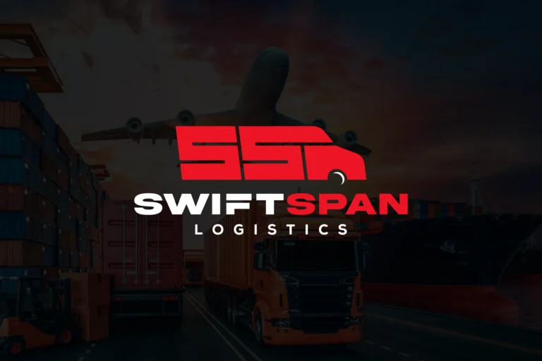 SwiftSpan Logistics brand style guide page 1 by Arc Studio