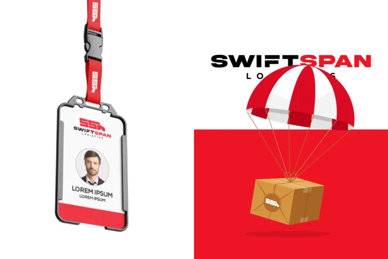 SwiftSpan Logistics brand style guide page 8 by Arc Studio